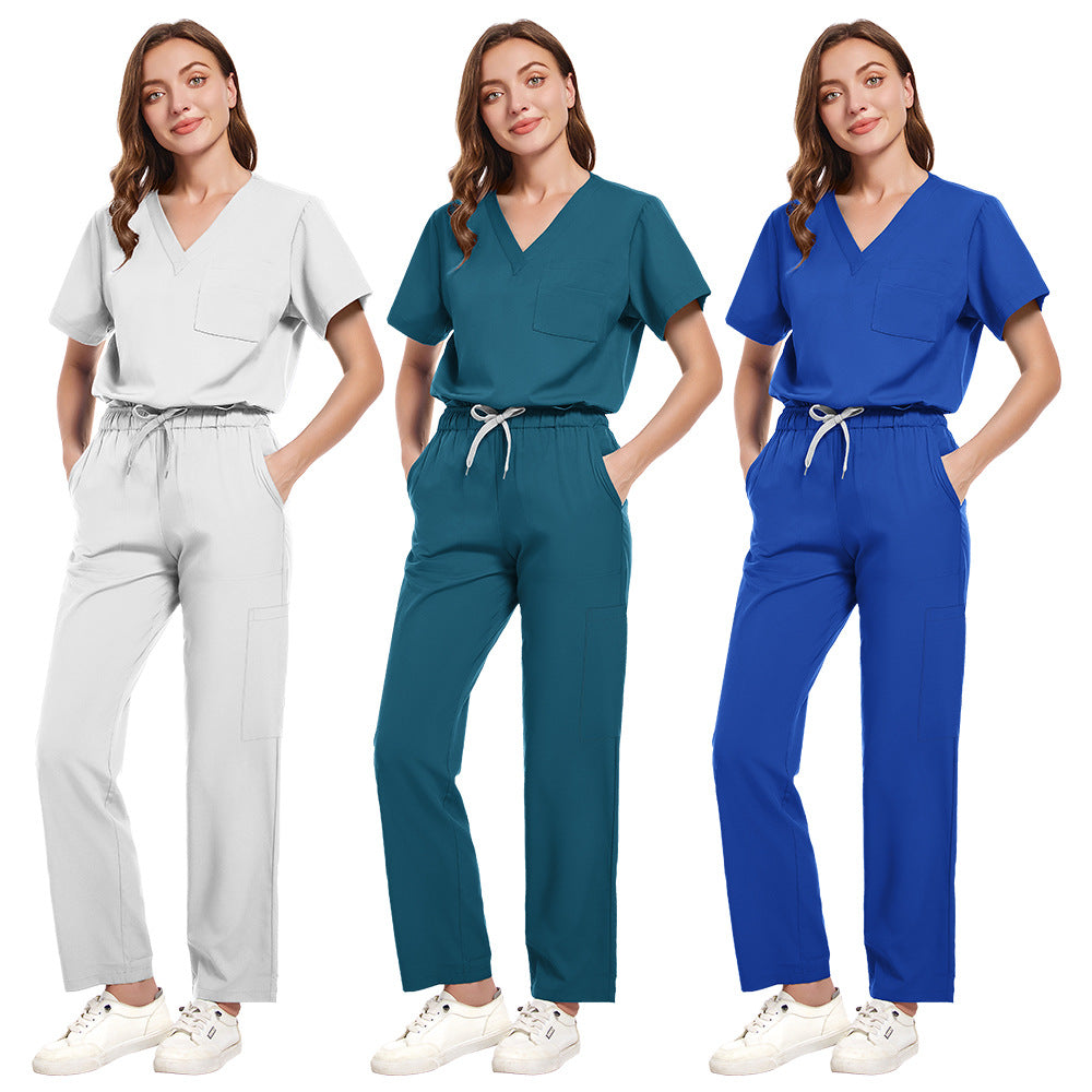 Scrub Set - V-Neck and Open Cuff