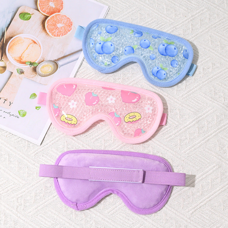 Fruit Ice Bead Eye Mask for Cooling and Heating Therapy