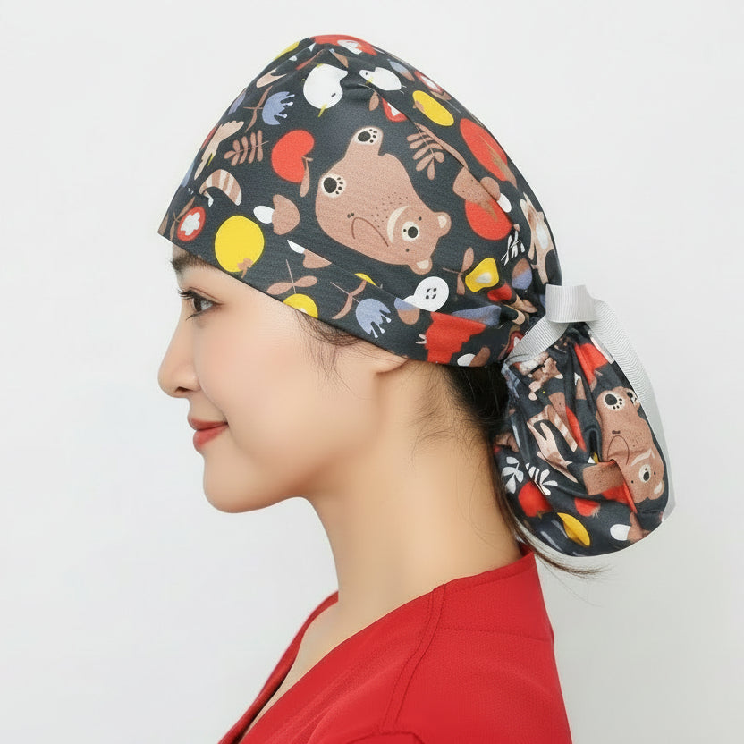Nurse Surgical Caps with Patterns