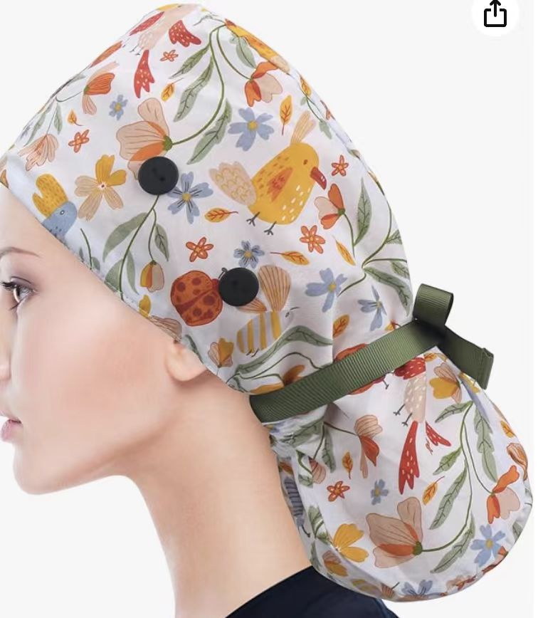 Nurse Surgical Caps with Patterns