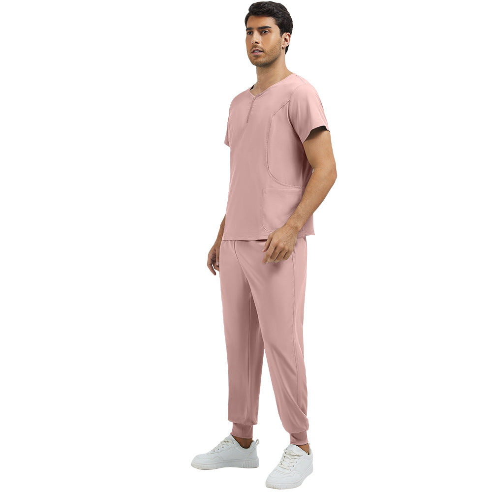 Zippered Scrub Set