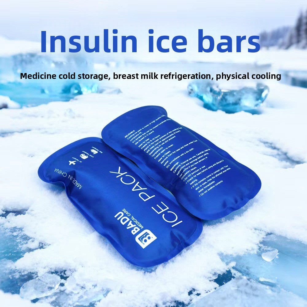 Reusable Ice Packs with Temperature Monitor Case