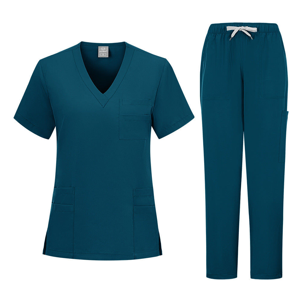 Scrub Set - V-Neck and Open Cuff