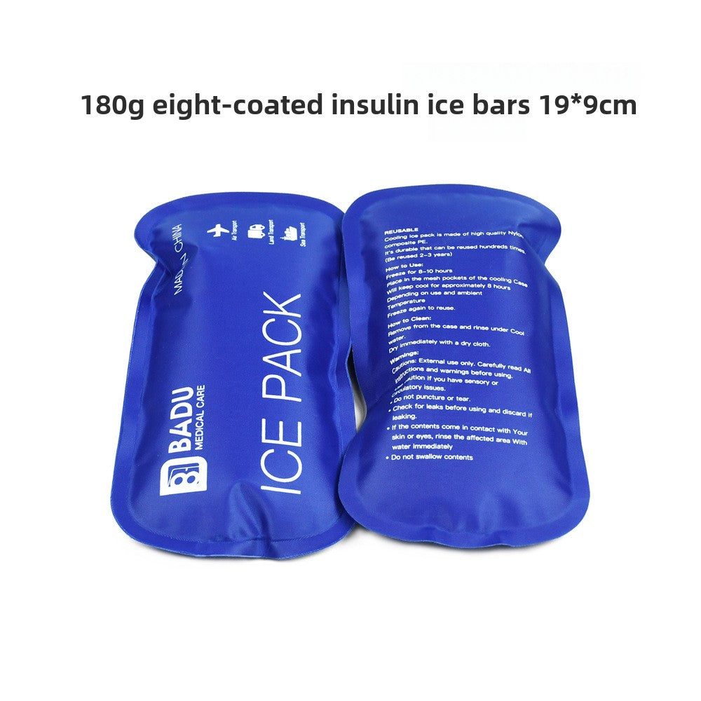 Reusable Ice Packs with Temperature Monitor Case