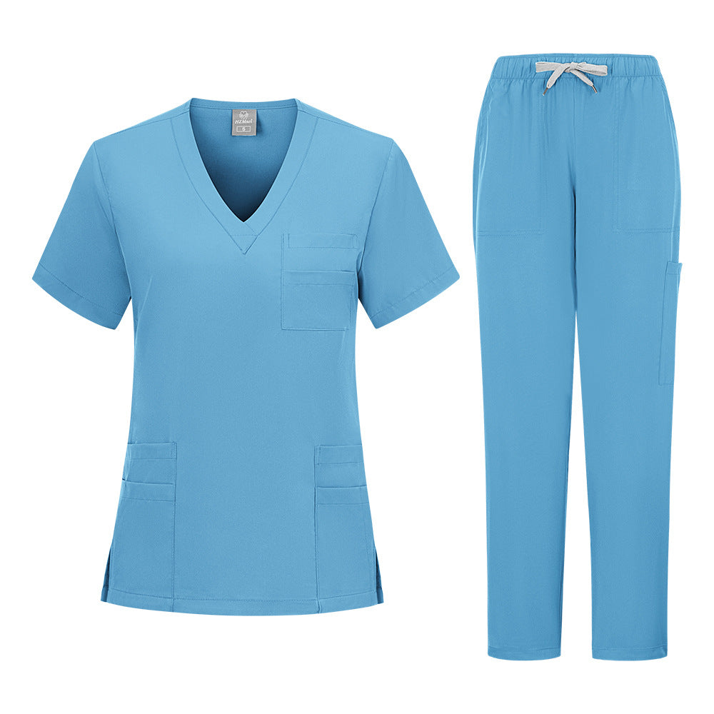 Scrub Set - V-Neck and Open Cuff