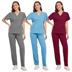 Scrub Set - V-Neck and Open Cuff