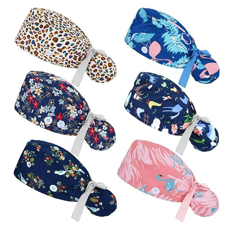 Nurse Surgical Caps with Patterns