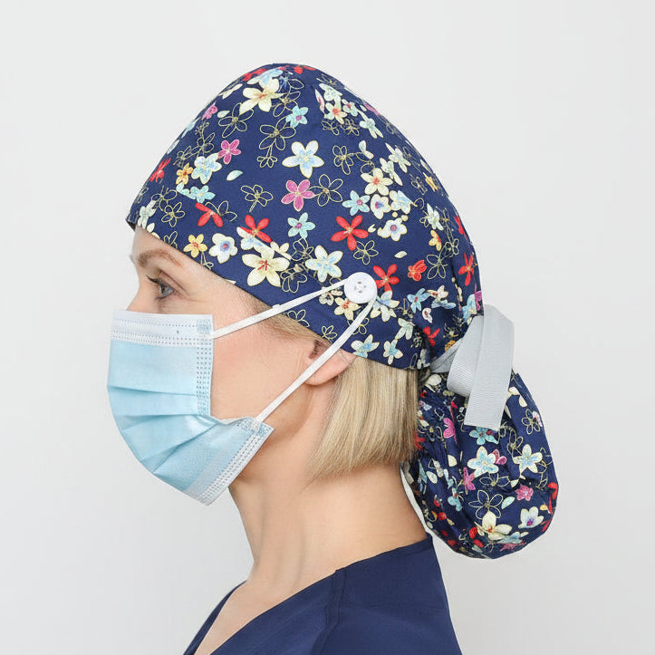 Nurse Surgical Caps with Patterns