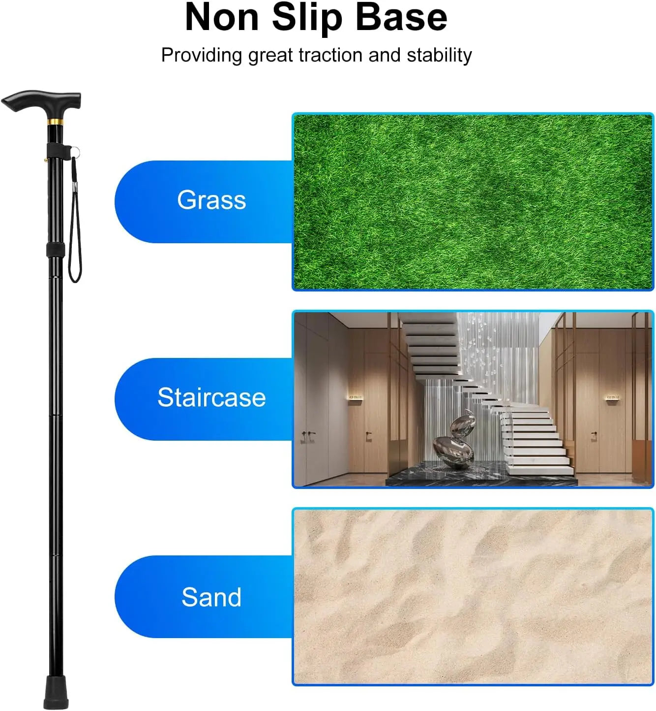 Economy Folding Cane