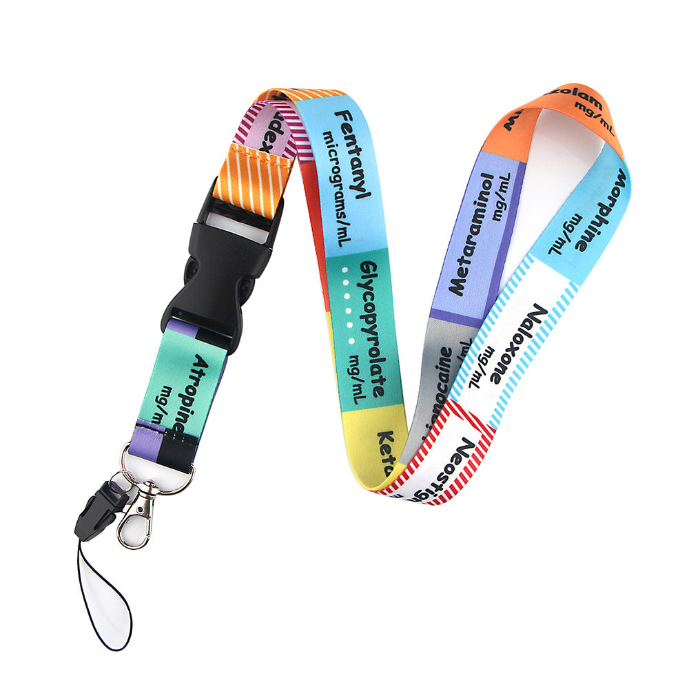 Medical Lanyard - Double Clip Removal