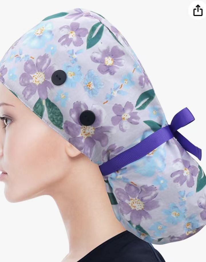 Nurse Surgical Caps with Patterns