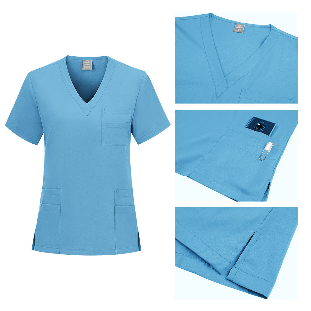 Scrub Set - V-Neck and Open Cuff
