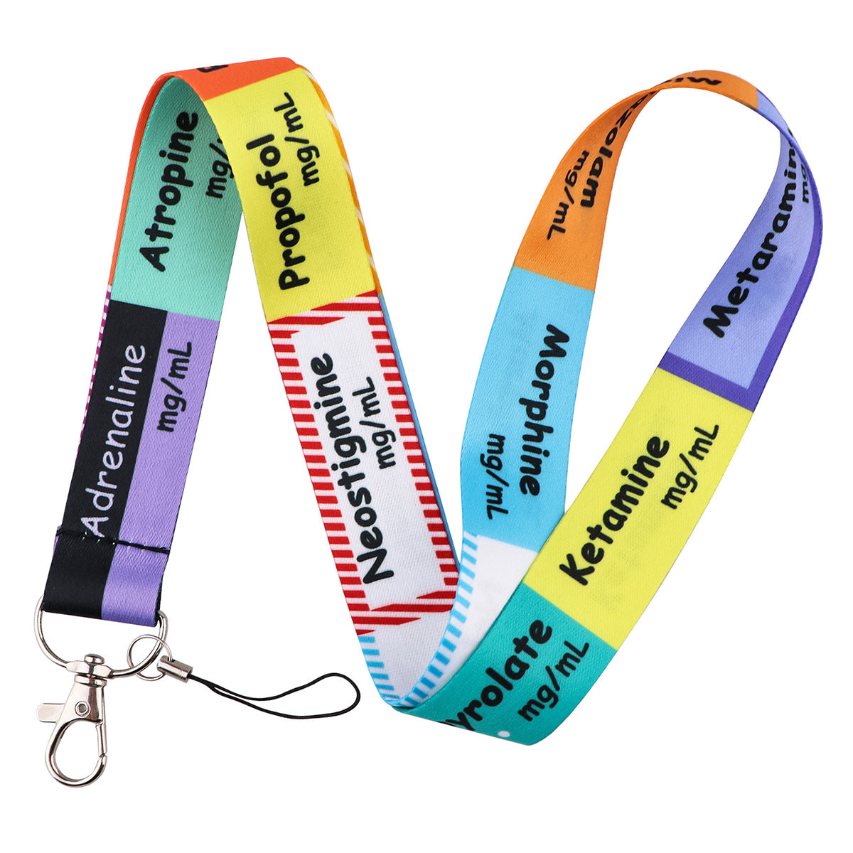 Medical Lanyard - Double Clip Removal