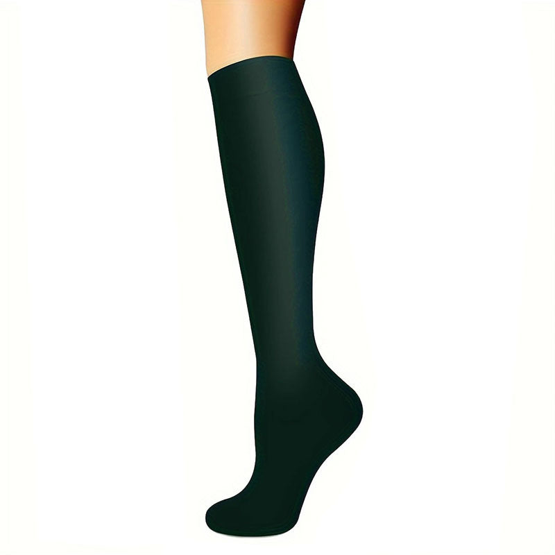 Stylish Compression Socks - Solid Colors