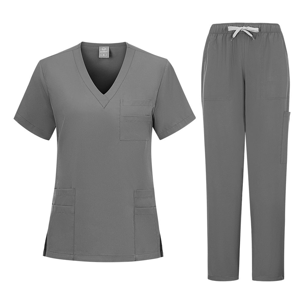 Scrub Set - V-Neck and Open Cuff
